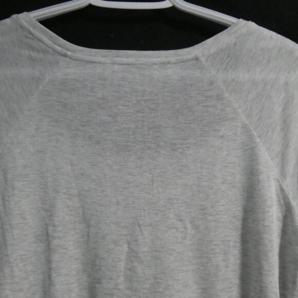 COS | xs - extra small | Basic Ribbed Knit Heather Grey T-Shirt - Tee - Picture 9 of 13